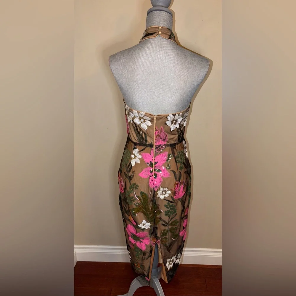 Fashion Nova Luxe Selene Midi Dress S - Picture 5 of 7